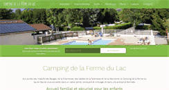 Desktop Screenshot of campinglafermedulac.fr